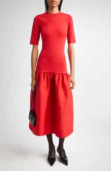 Twinflower Flounce Sweater Dress