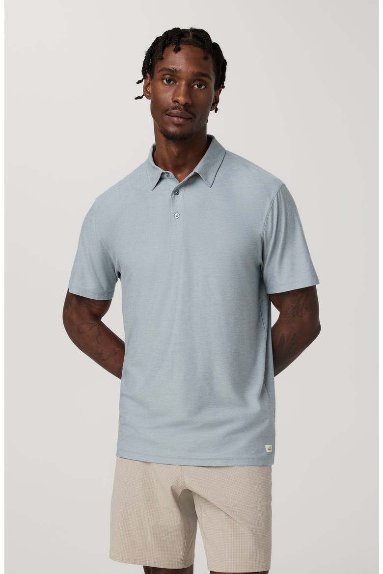 Strato Tech Performance Polo, Alternate, color, RAINDROP HEATHER