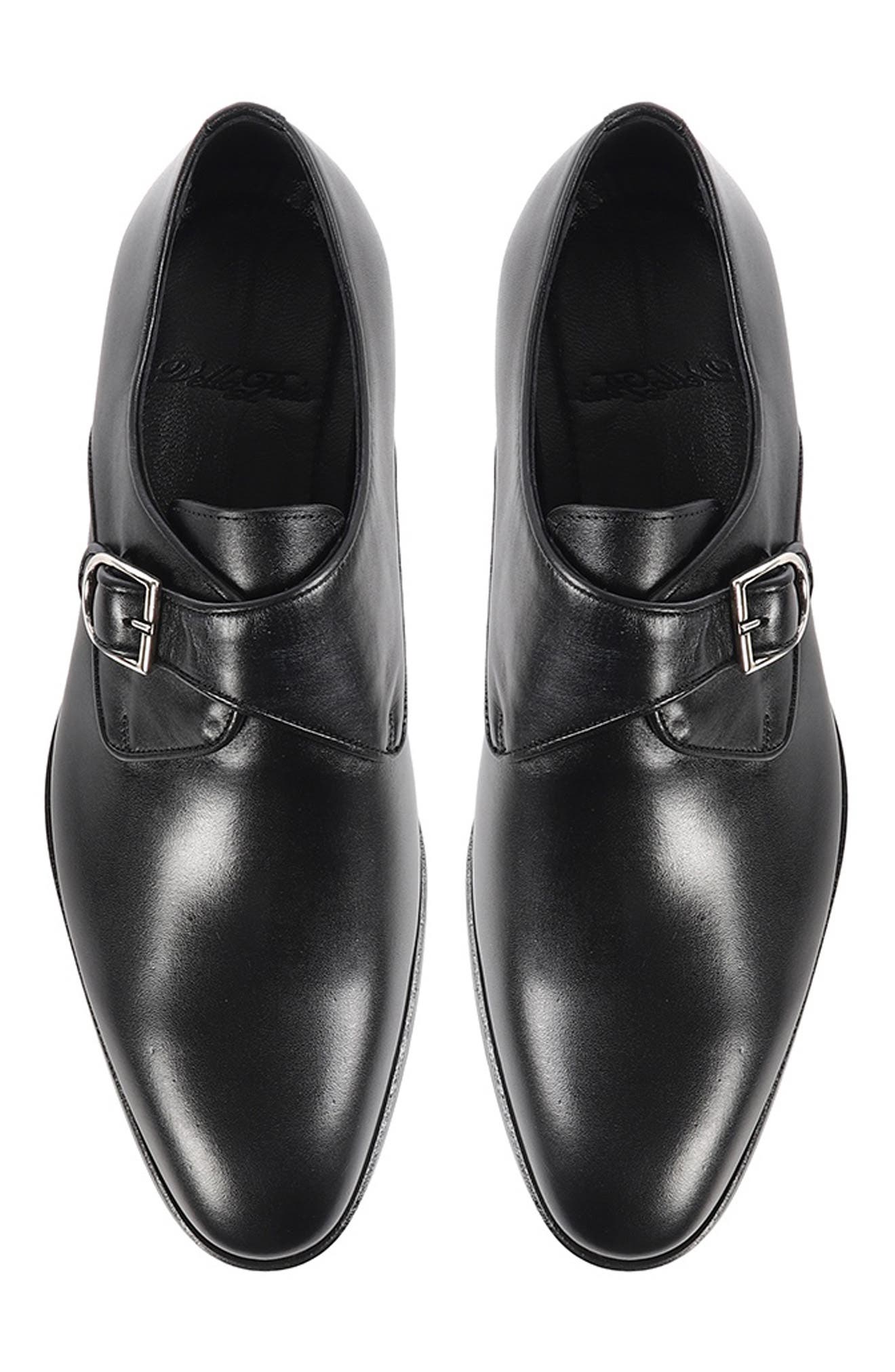 VELLAPAIS Belltown Monk Strap Shoe, Alternate, color, Black