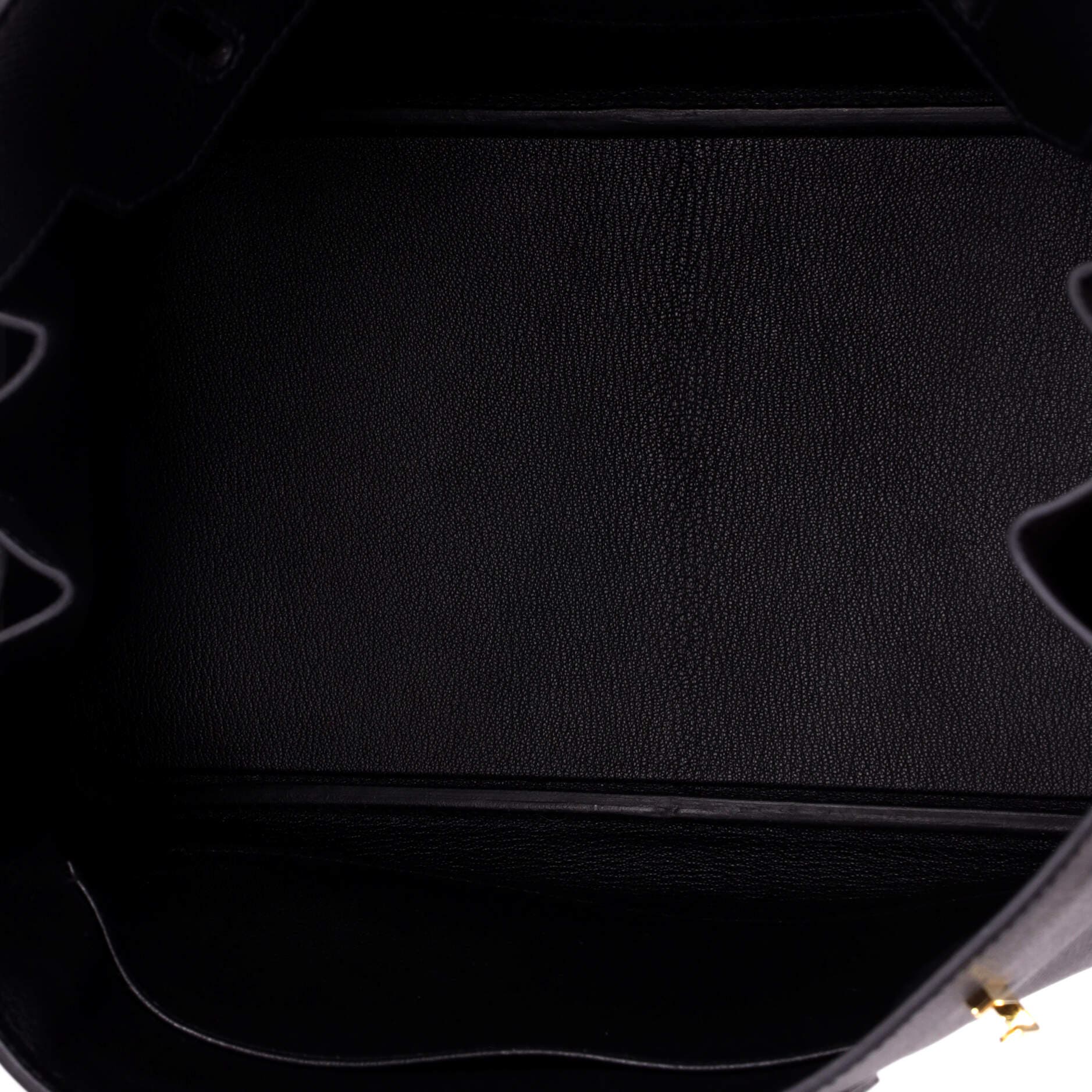 Birkin Handbag Black Epsom with Gold Hardware 30, Alternate, color, Noir