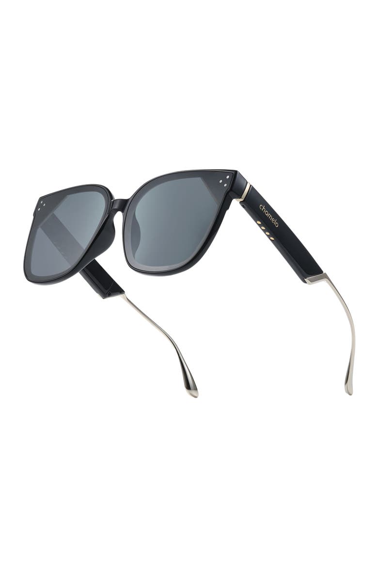 Veil Slider Alpha Sunglasses, Alternate, color, Smoke