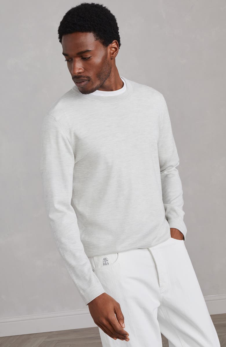 Brunello Cucinelli Wool and cashmere sweater, Alternate, color, 