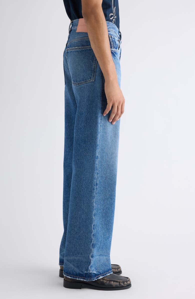 Acne Studios 2021 Vintage Wide Leg Jeans, Alternate, color, Mid Blue