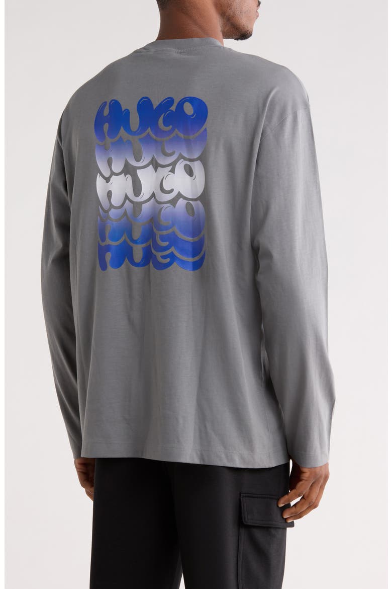 Nifting Cotton T-Shirt, Alternate, color, MEDIUM GREY