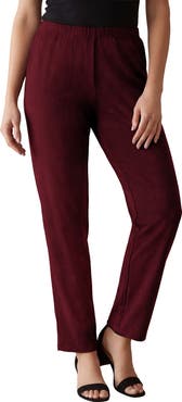Jessica London Everyday Stretch Cotton Straight Leg