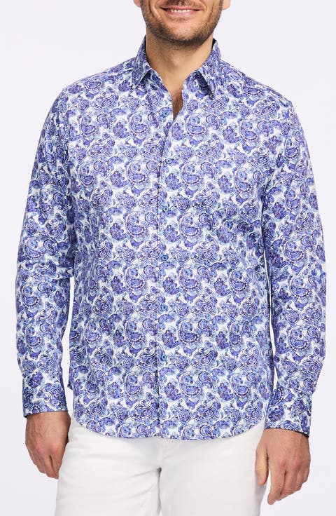 Dorval Cotton Button-Up Shirt