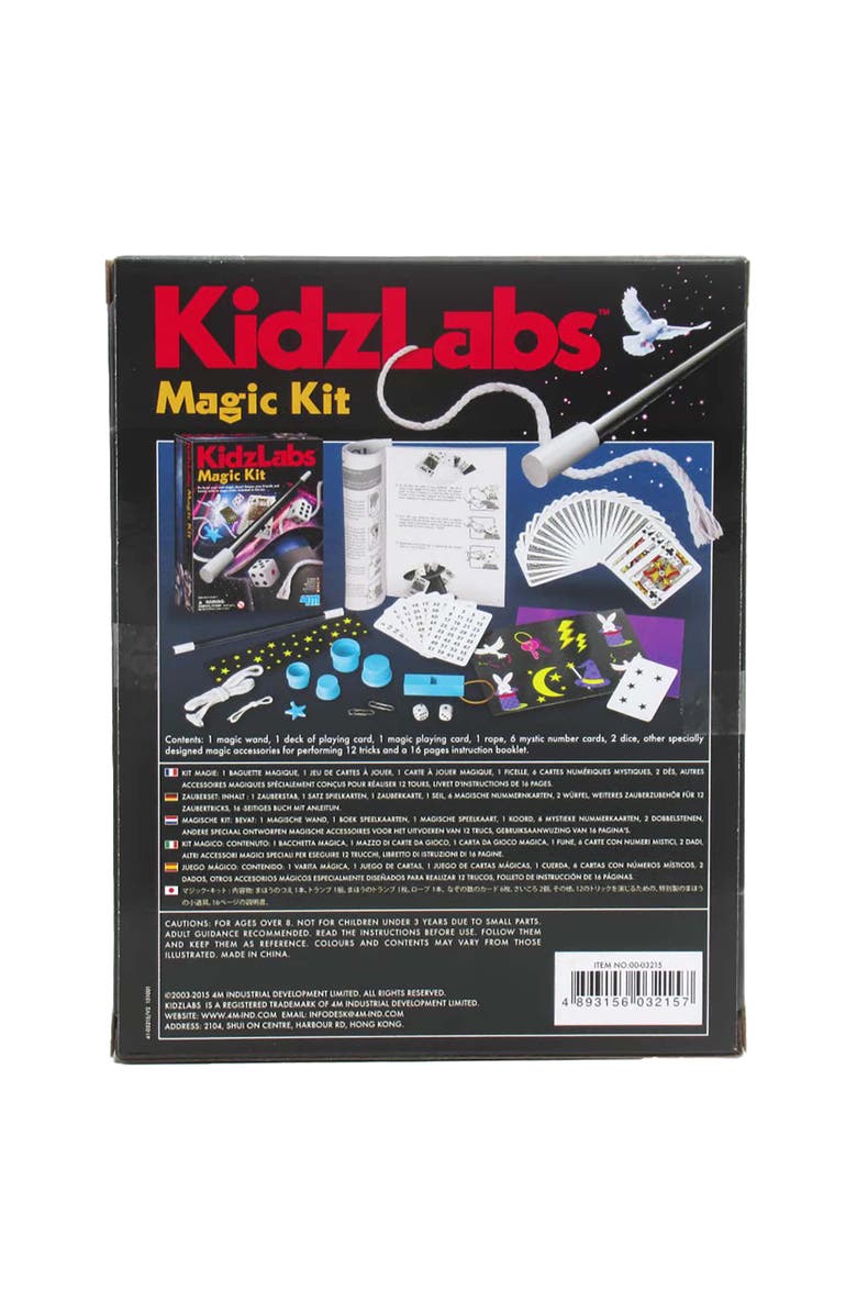4M Kidzlabs Magic Kit Learn 12 Magic Tricks, Sleight Of Hand Set, Alternate, color, Multicolored