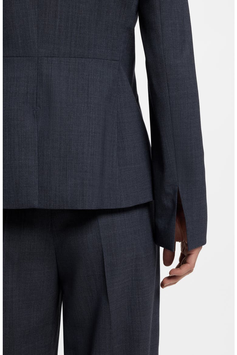 Jia Wool Jacket, Alternate, color, SKY CAPTAIN