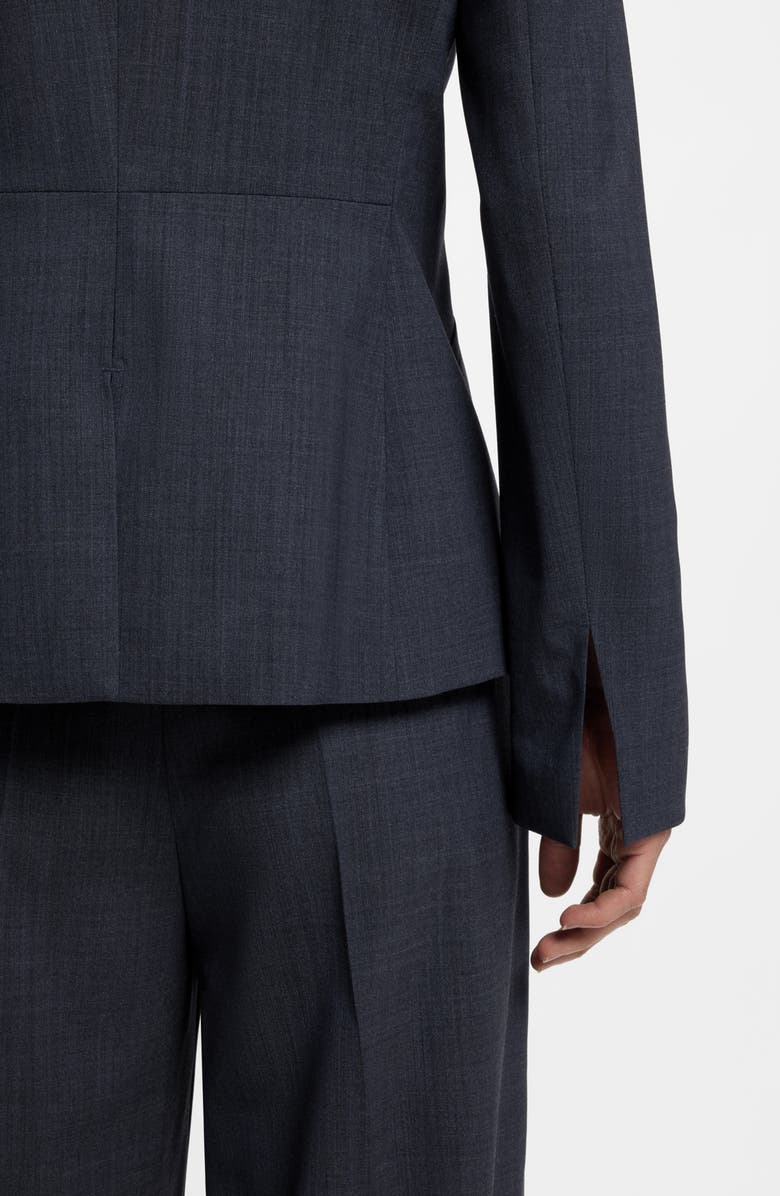 BOSS Jia Wool Jacket, Alternate, color, Sky Captain