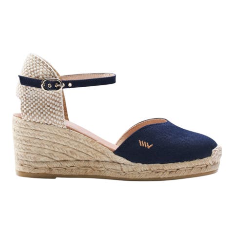 Reus Canvas Espadrille Wedges