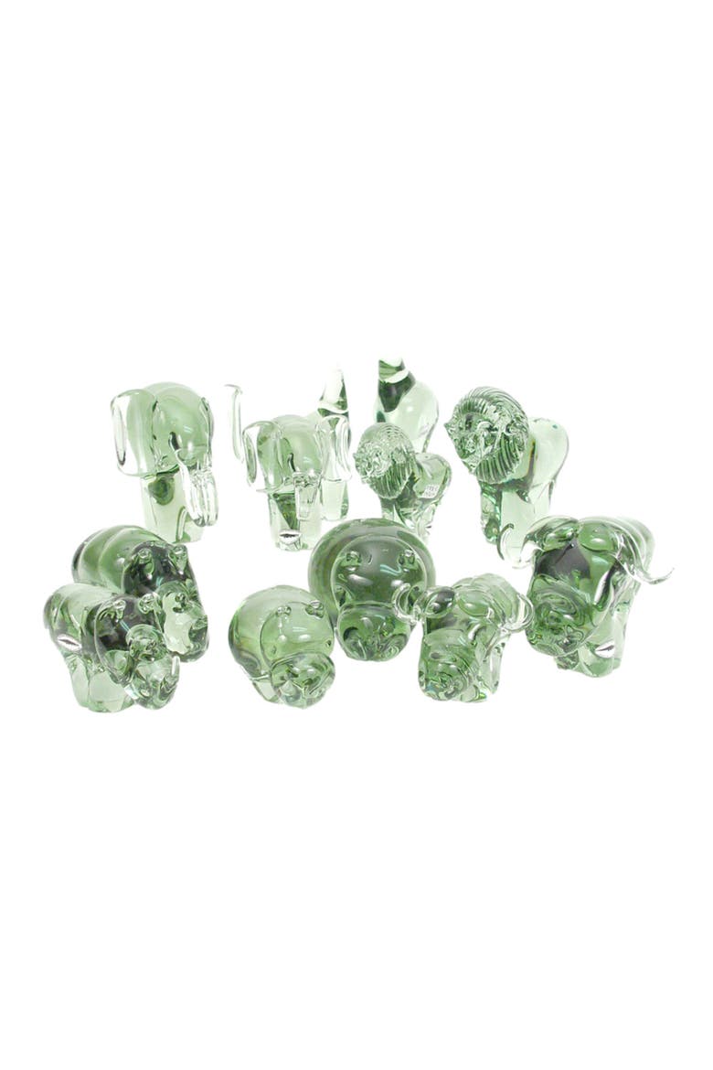 Recycled Glass Elephant, Alternate, color, None