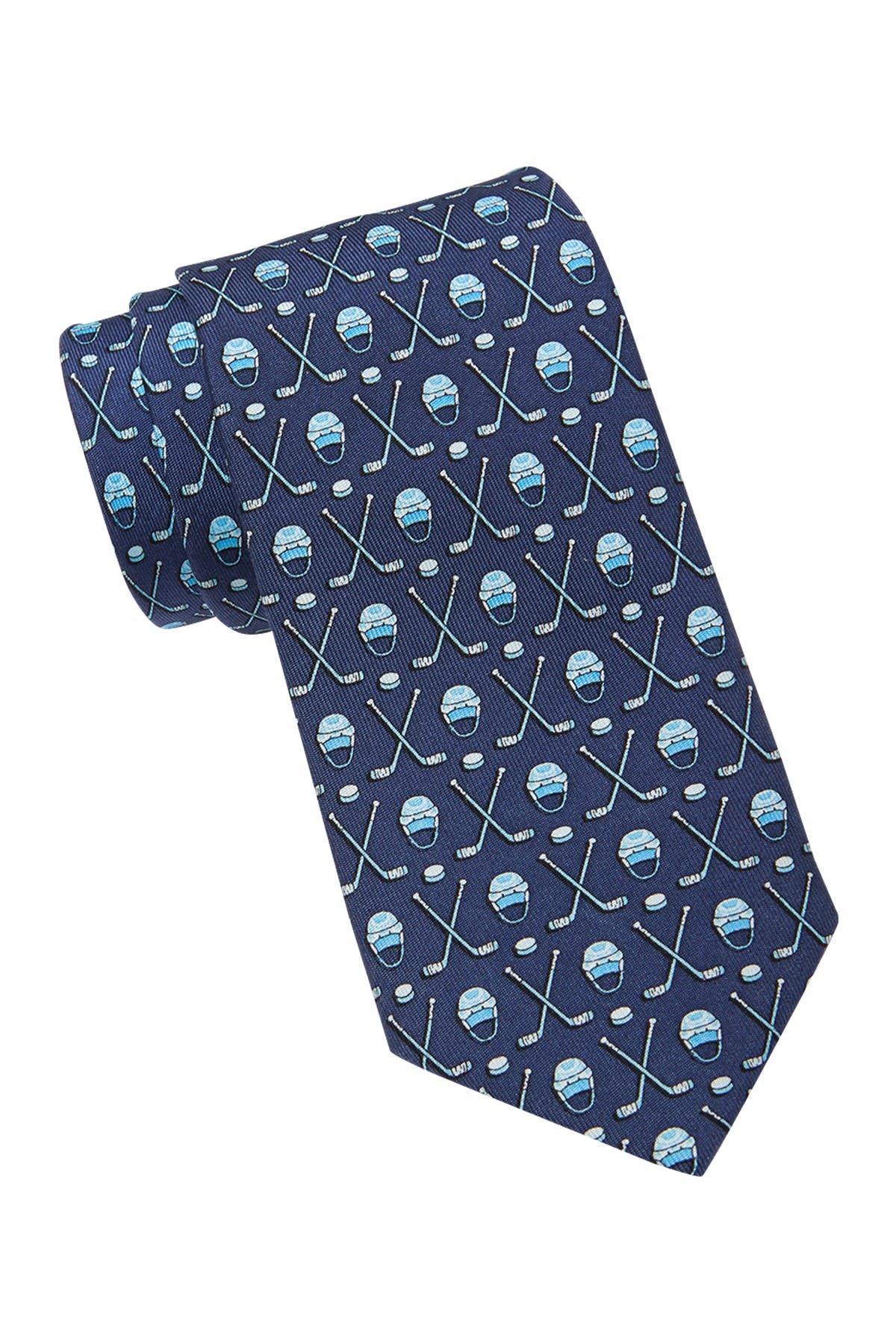 vineyard vines Hockey Gear Print Silk Tie | Nordstromrack