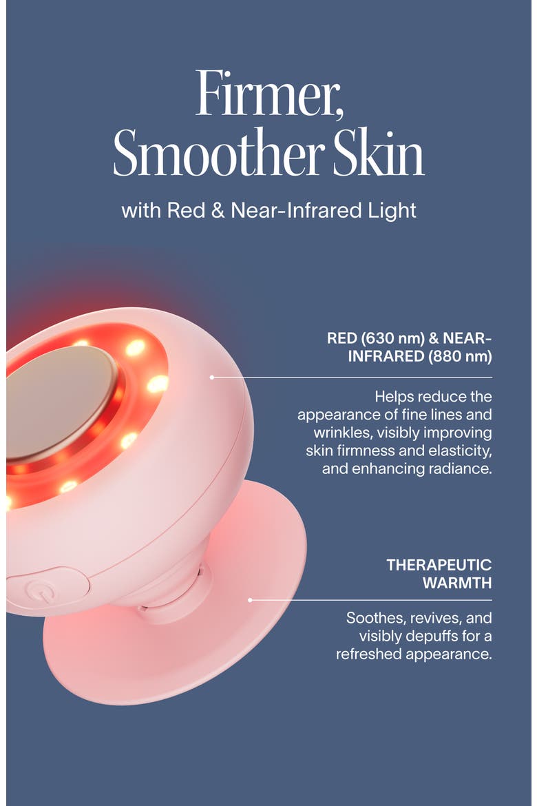 2-in-1 Skincare Mini LED Red Light Device, Alternate, color, PINK