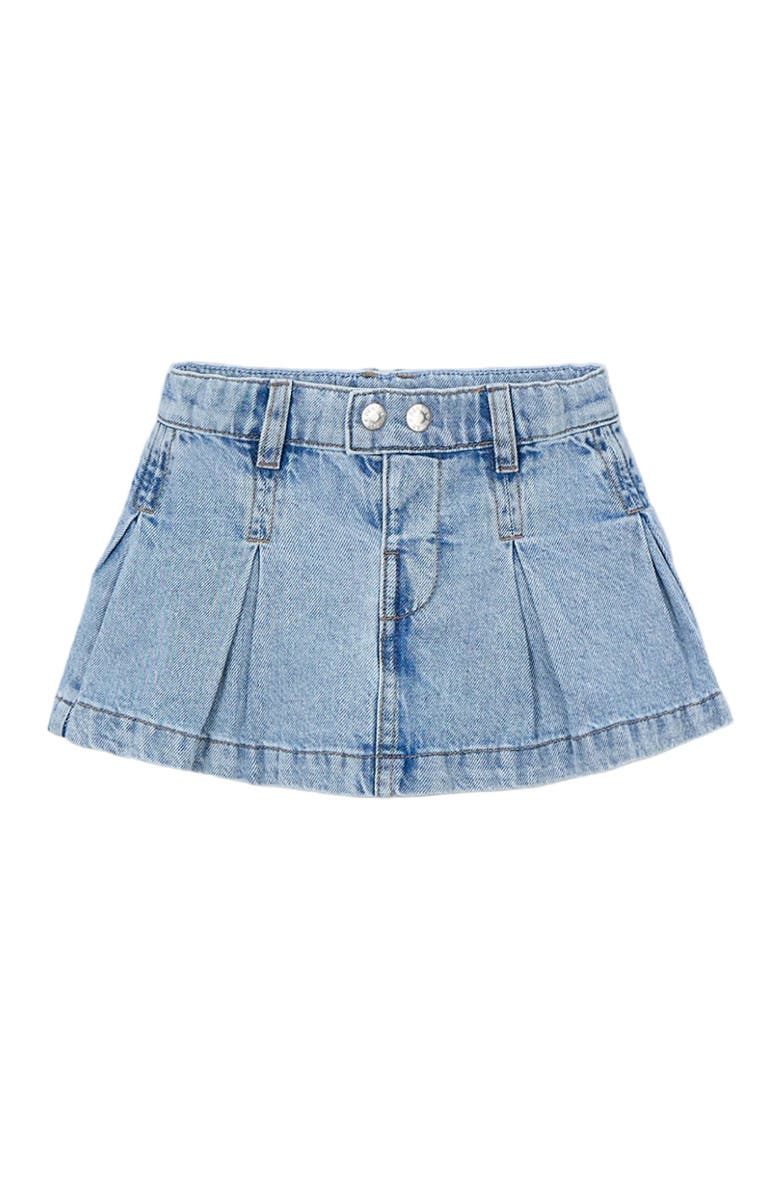 Mayoral Denim Pleated Skirt, Main, color, Blue