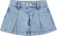 Mayoral Denim Pleated Skirt