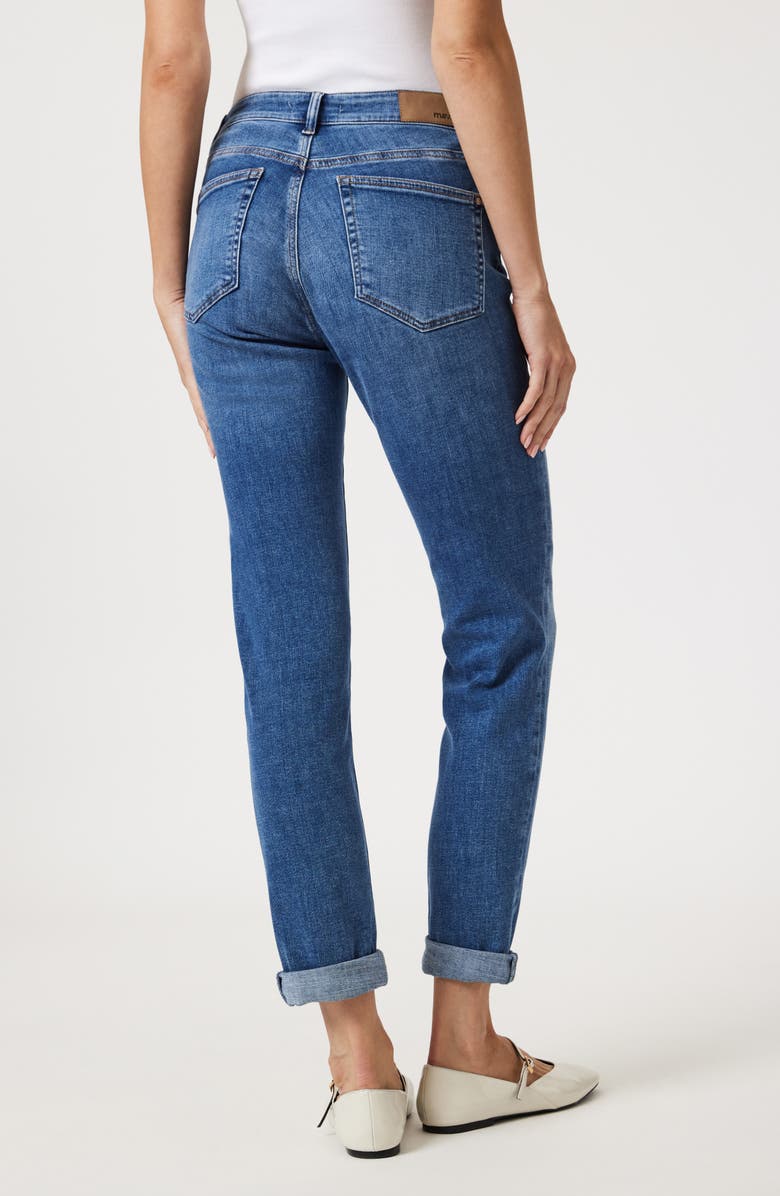 Mavi Jeans Kathleen High Waist Slim Jeans, Alternate, color, Mid Brushed Feather