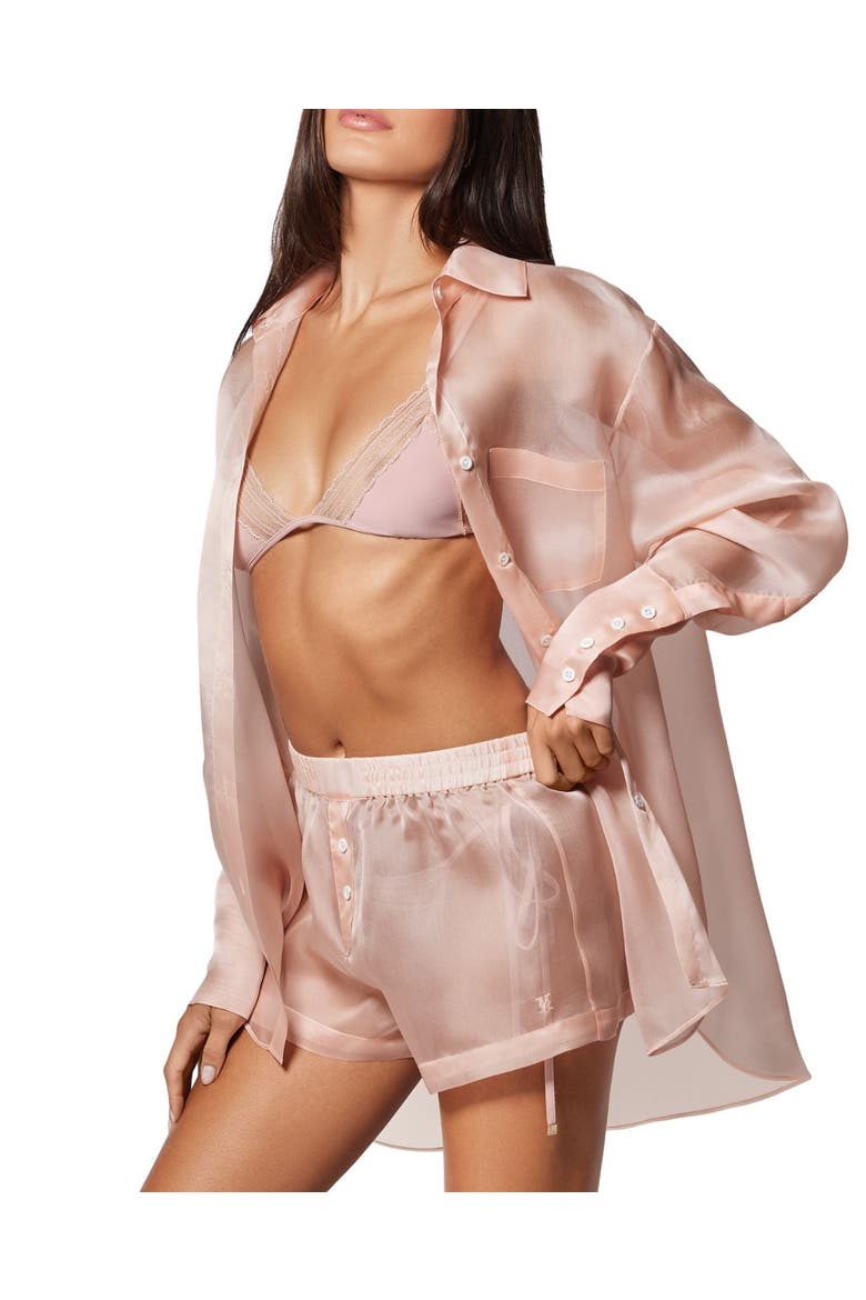 Organza Short, Alternate, color, Buff
