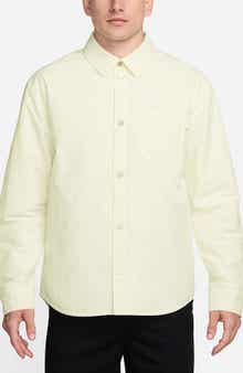 Jordan Nylon & Cotton Snap-Up Shirt Jacket