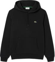 Lacoste Lightweight Cotton Fleece Pullover Hoodie