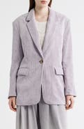 BOSS Jacodi One-Button Corduroy Jacket
