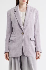 BOSS Jacodi One-Button Corduroy Jacket