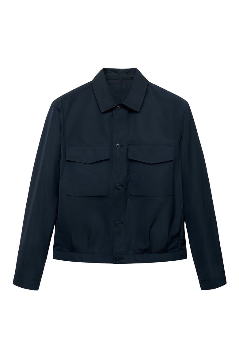 Water Repellent Jacket, Alternate, color, PETROL BLUE