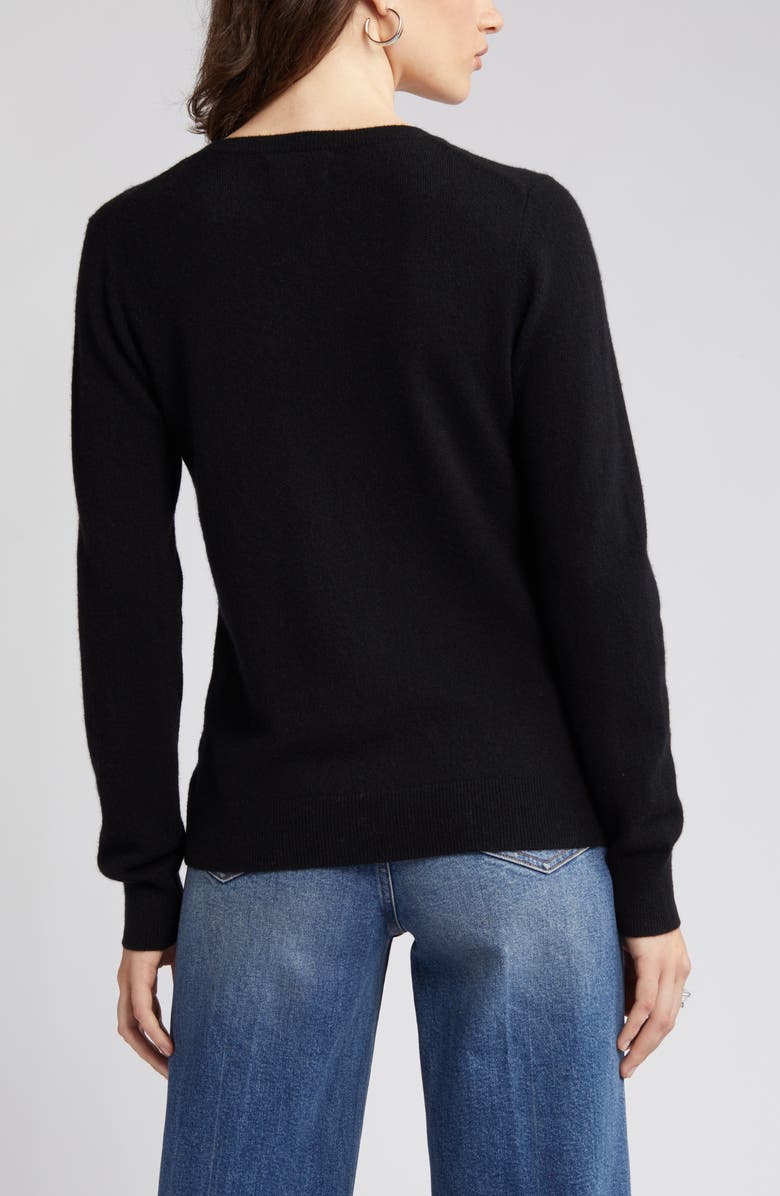 Nordstrom Cashmere V-Neck Sweater, Alternate, color,