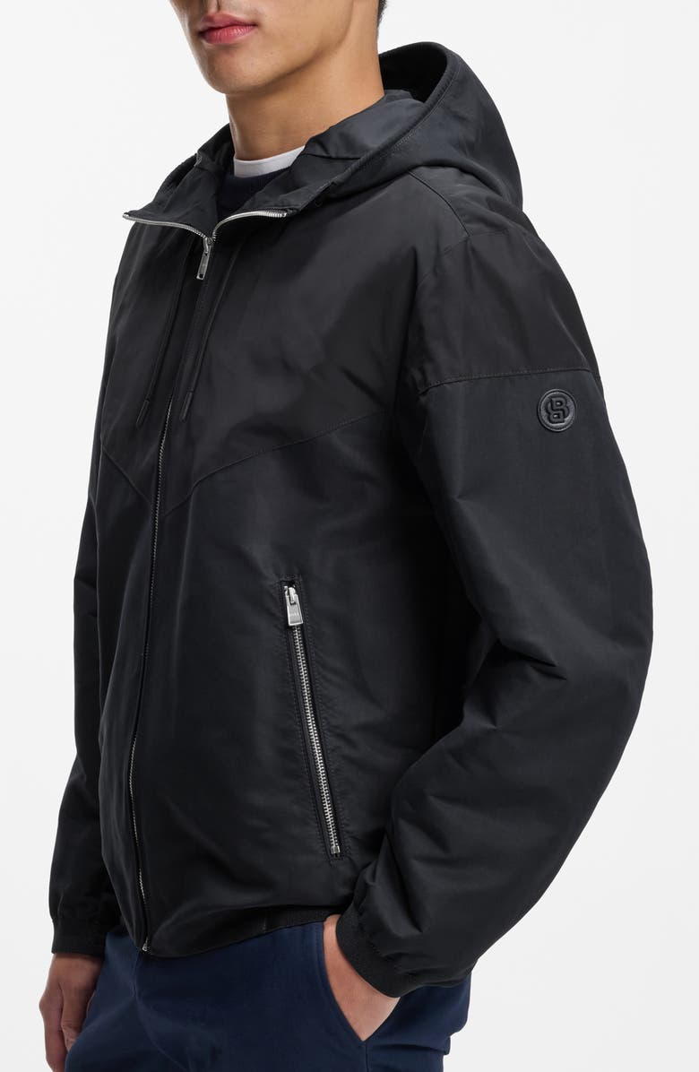 BOSS Cierno4 Hooded Recycled Polyester Jacket, Alternate, color, Dark Blue
