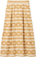 Cartolina Bea Embroidered Midi Skirt