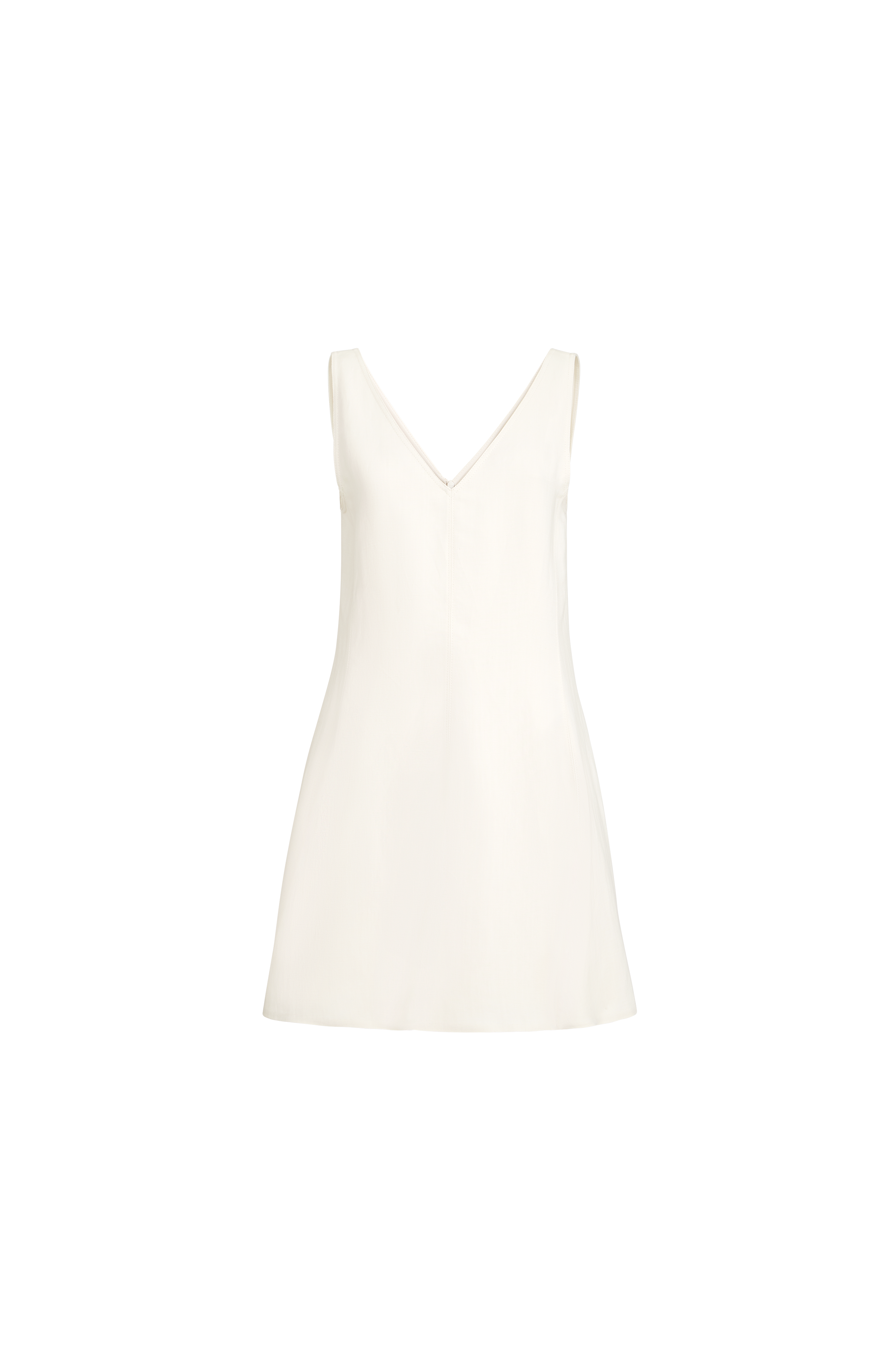 Fluid twill mini dress - image 2