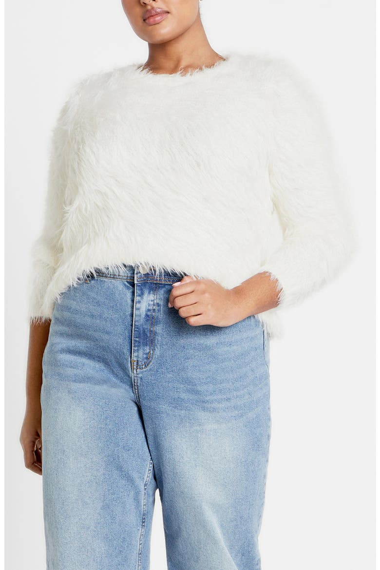 Elisa Textured Sweater, Main, color, IVORY