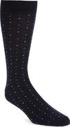 Nordstrom Mini Dot Cotton Blend Dress Socks