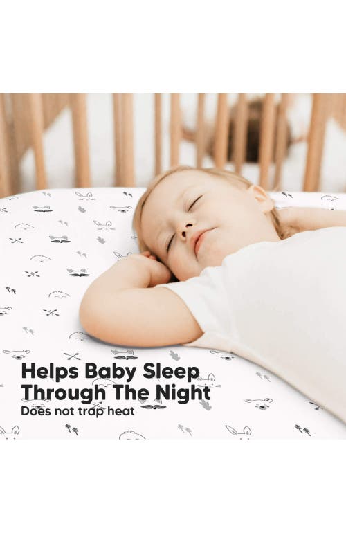 Keababies Isla Fitted Crib Sheets In White