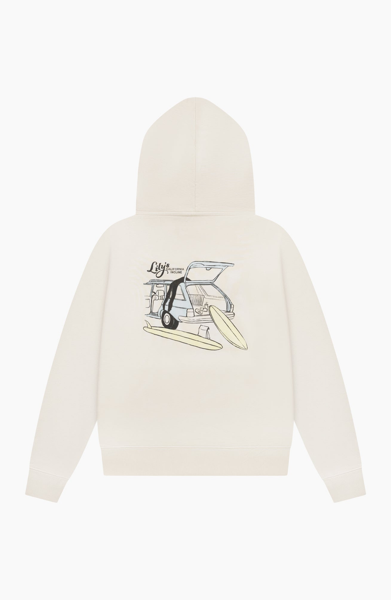 CALIFORNIA INCLINE Lily Malibu Hoodie, Main, color, Vintage Cream