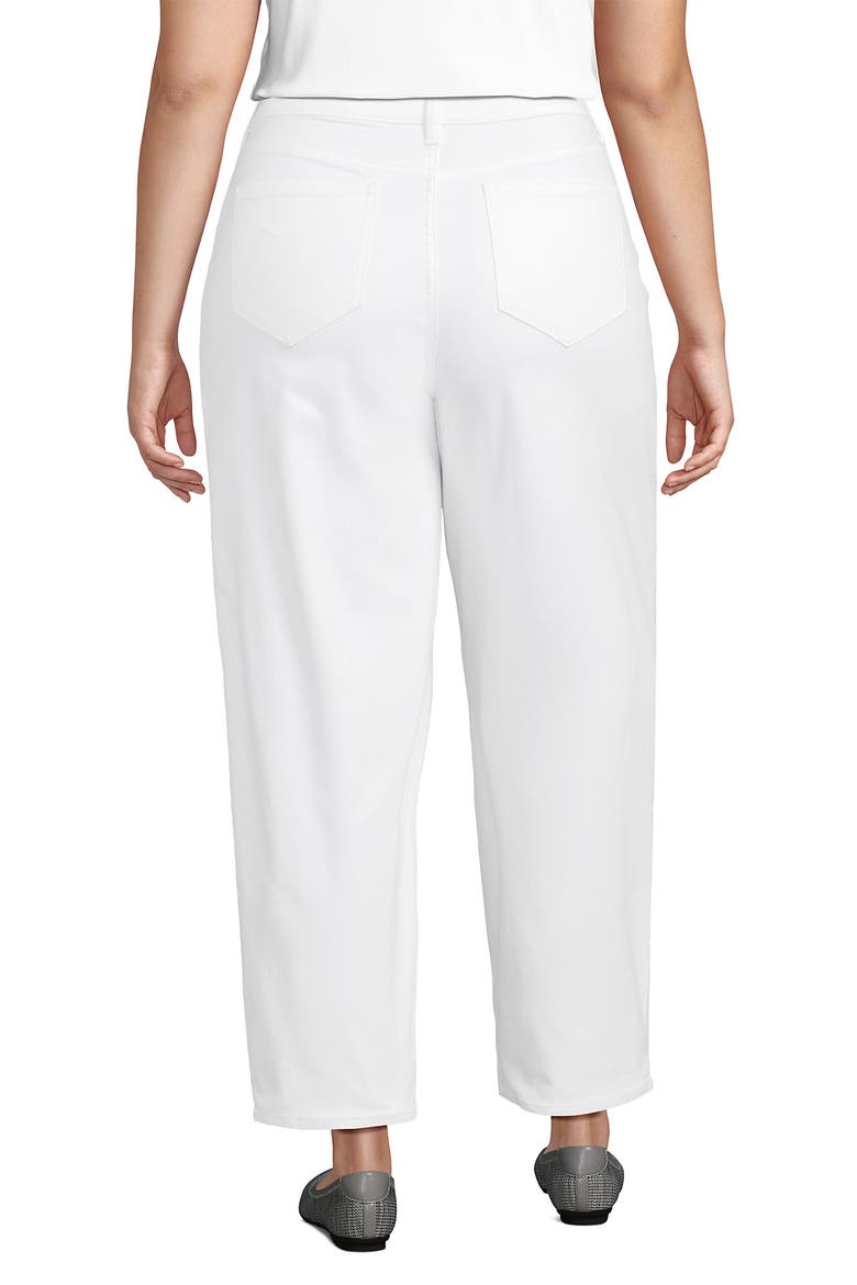 Recover High Rise Barrel Leg Ankle Jeans, Alternate, color, White