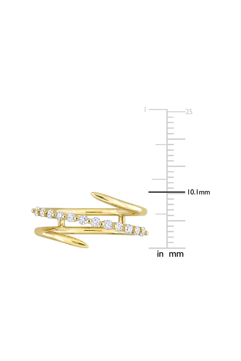 Diamond Coil Ring - 0.28ct., Alternate, color, GOLD