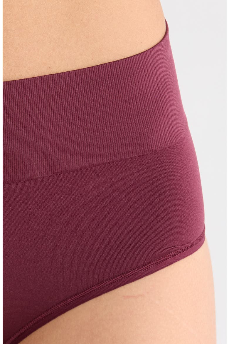 Seamless 3-Pack Briefs, Alternate, color, BLUE- BURGUNDY- PINK MULTI