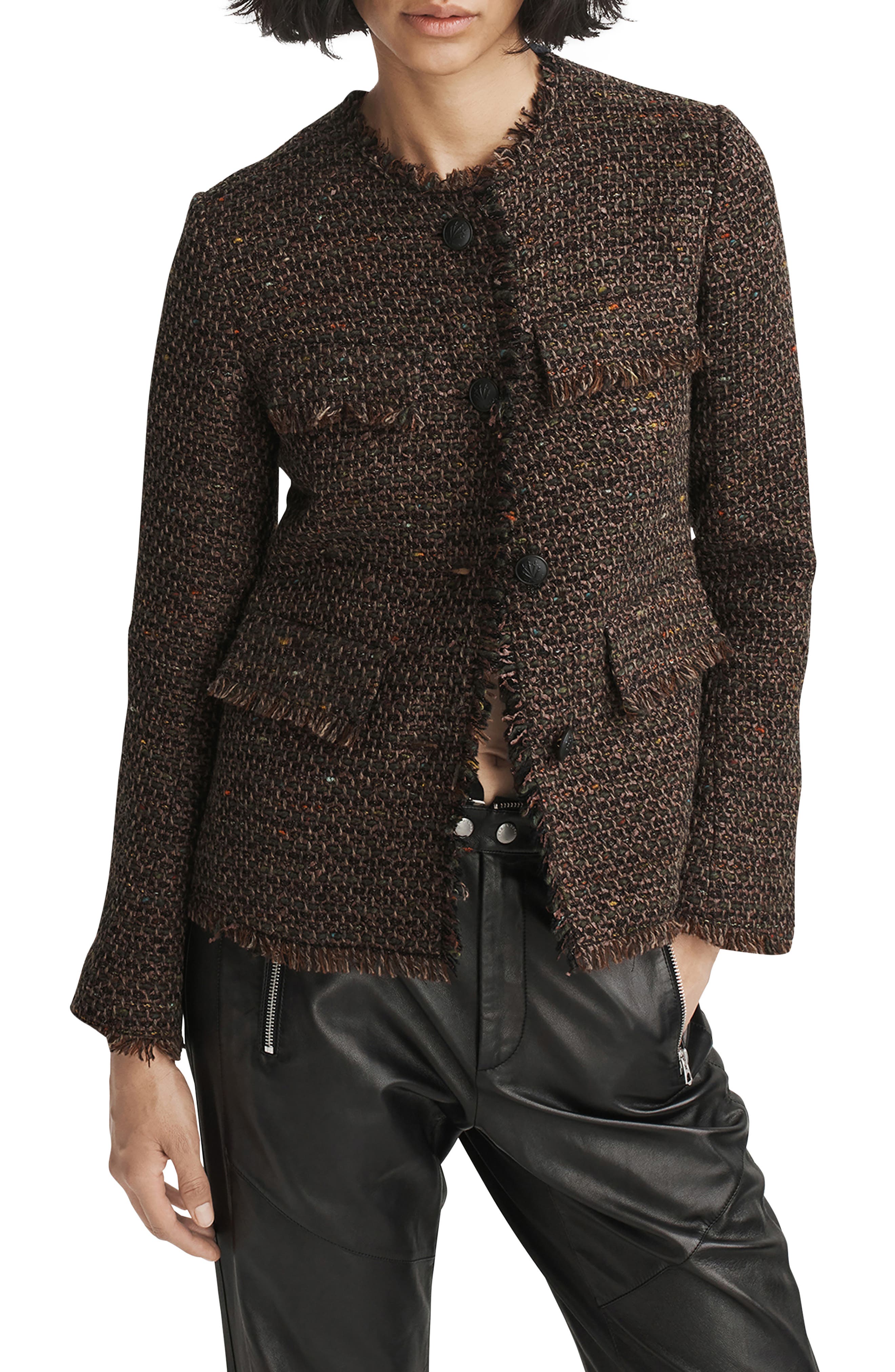 rag & bone Ezra Linton Tweed Blazer
