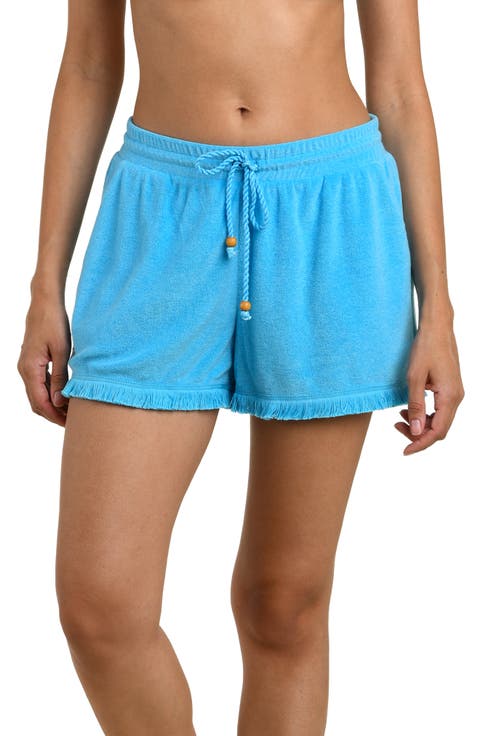 Wild Beach Fringe Drawstring Shorts