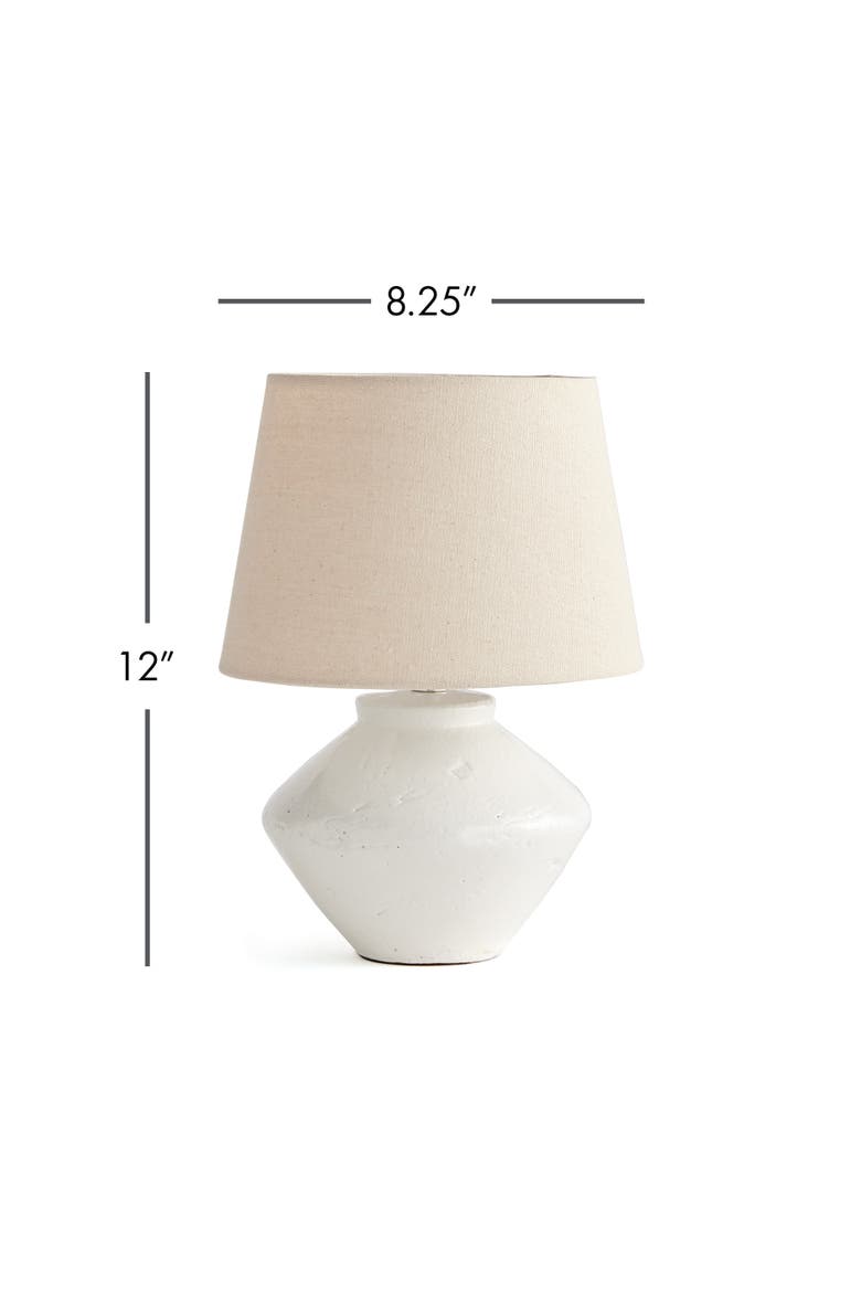 Marie Contemporary Ceramic Mini Table Desk Lamp, Alternate, color, White
