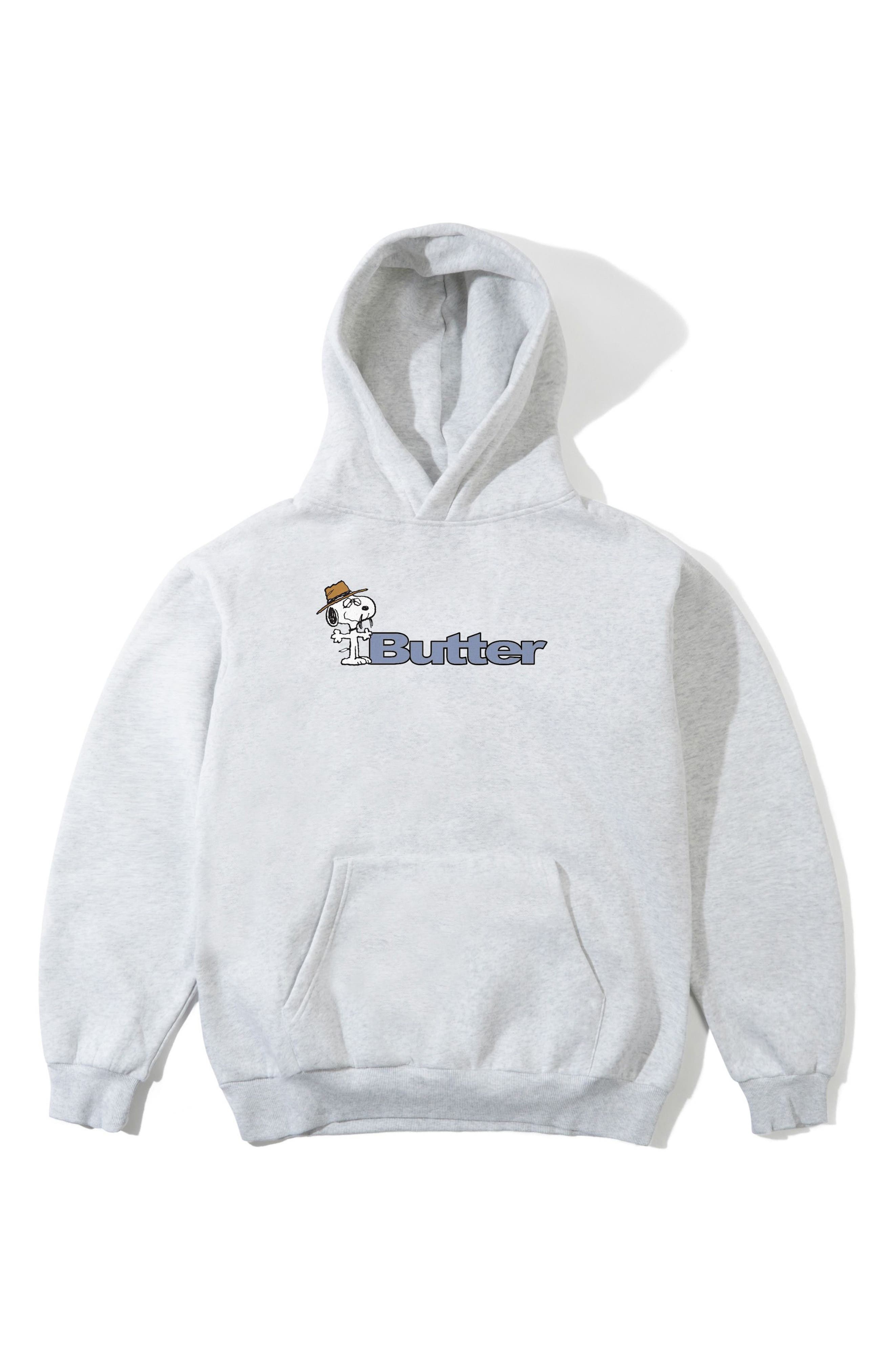 Butter Goods Peanuts® Snoopy Spike Graphic Hoodie in Ash 
