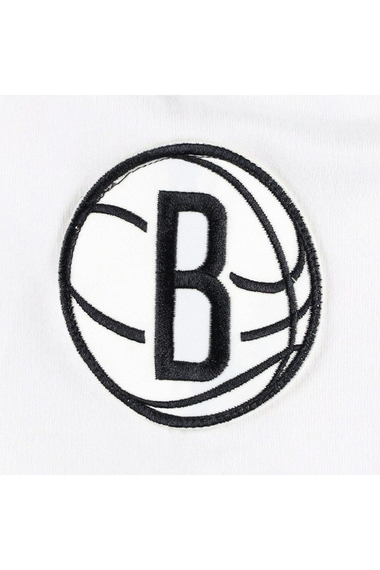 Women's Tommy Jeans Black/White Brooklyn Nets Ariel Pullover Sweatshirt, Alternate, color, Black