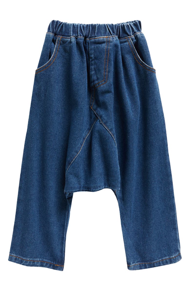 King + Lola Kids' Denim Baggy Pants, Main, color, 