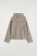 COS Chunky Brushed-Cashmere Hoodie