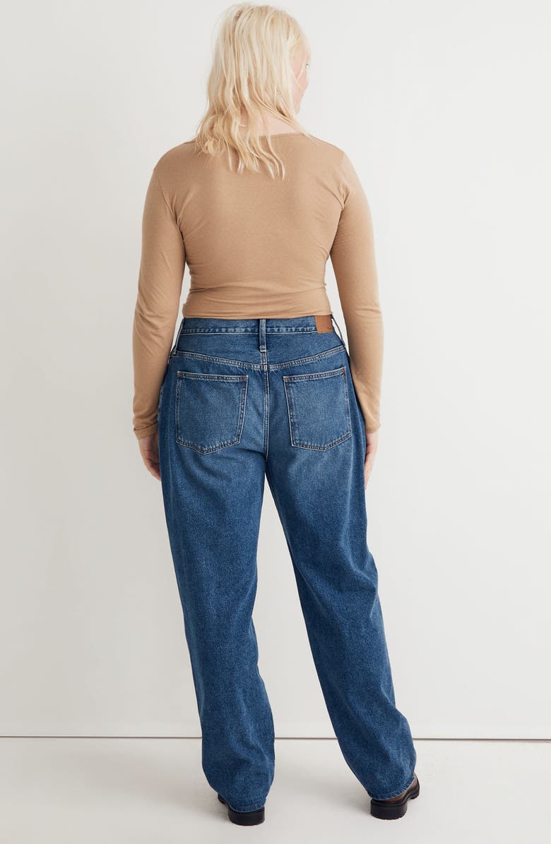 Madewell Baggy Straight Jeans, Alternate, color,
