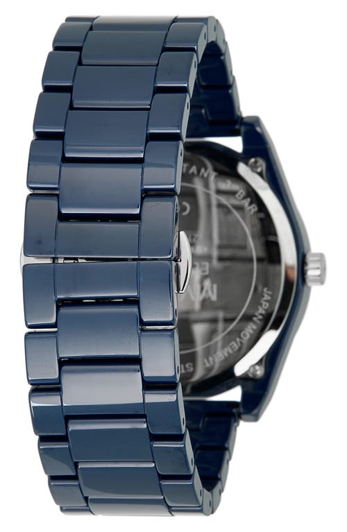 Mvmt Watches Element Ceramic Bracelet Watch, 43mm In Midnight Blue