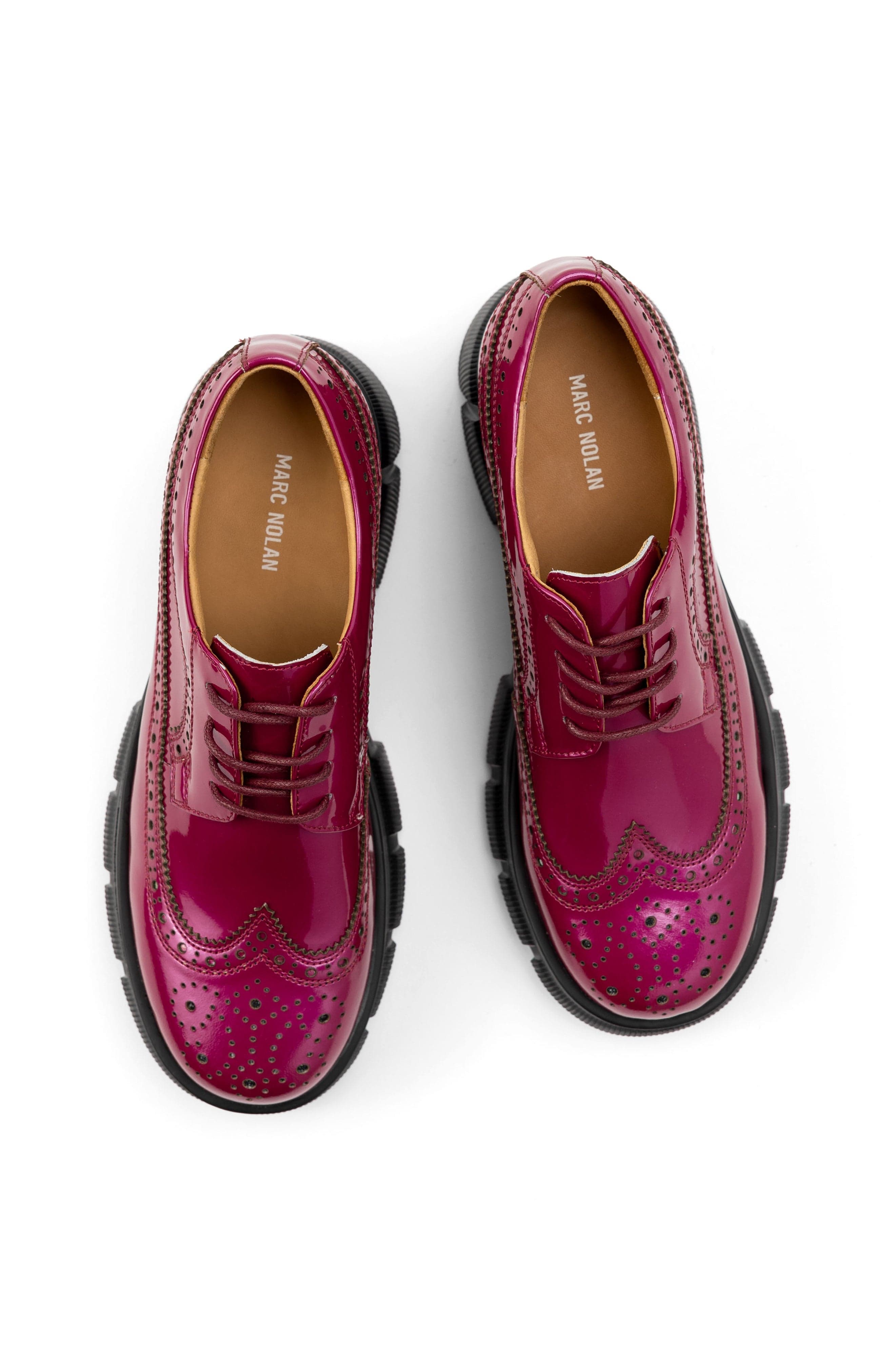 Ms. Alexander Leather Lug Wingtip Derby, Alternate, color, Magenta