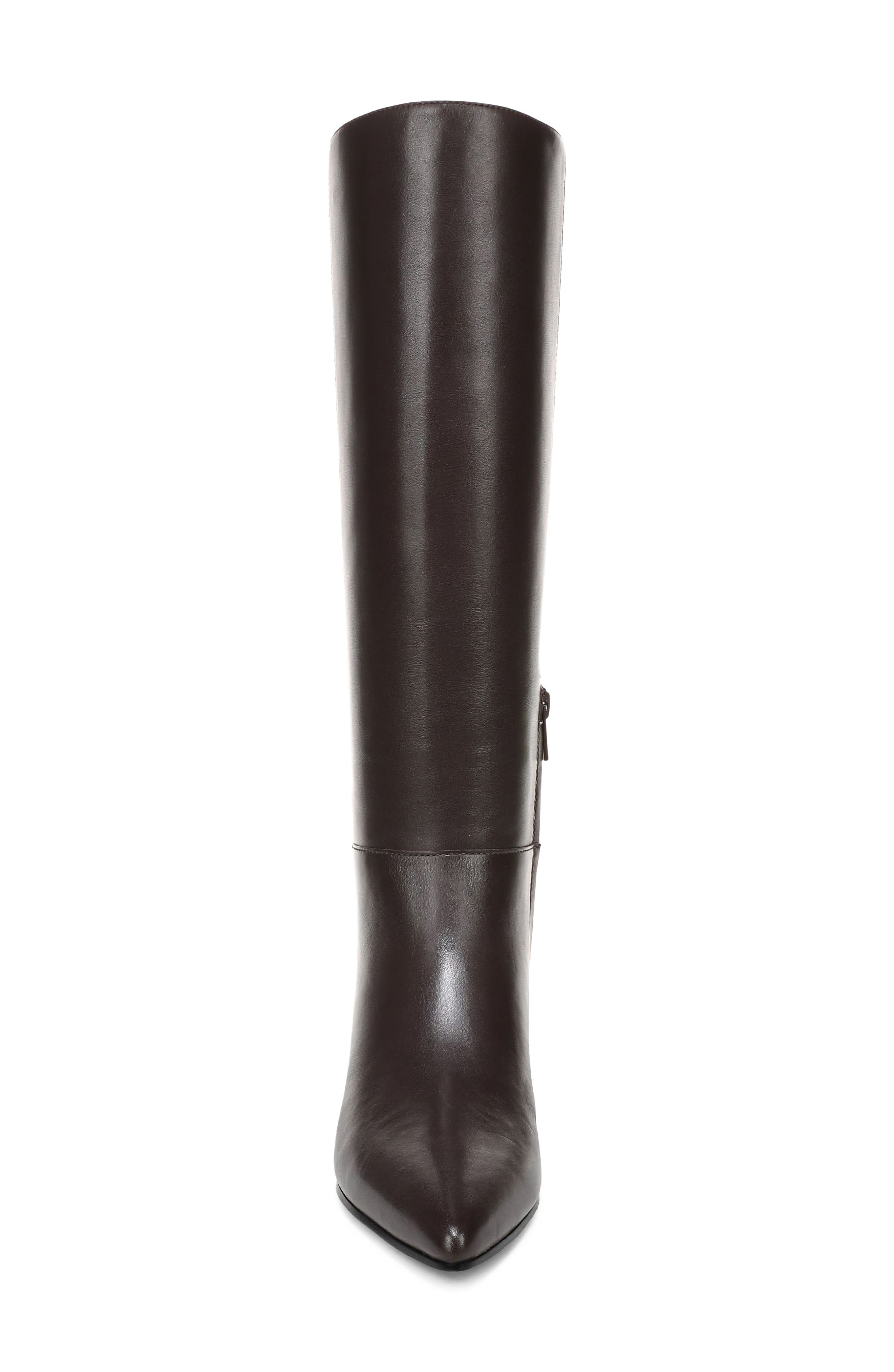 Adan Tall Leather Boot, Alternate, color, GANACHE