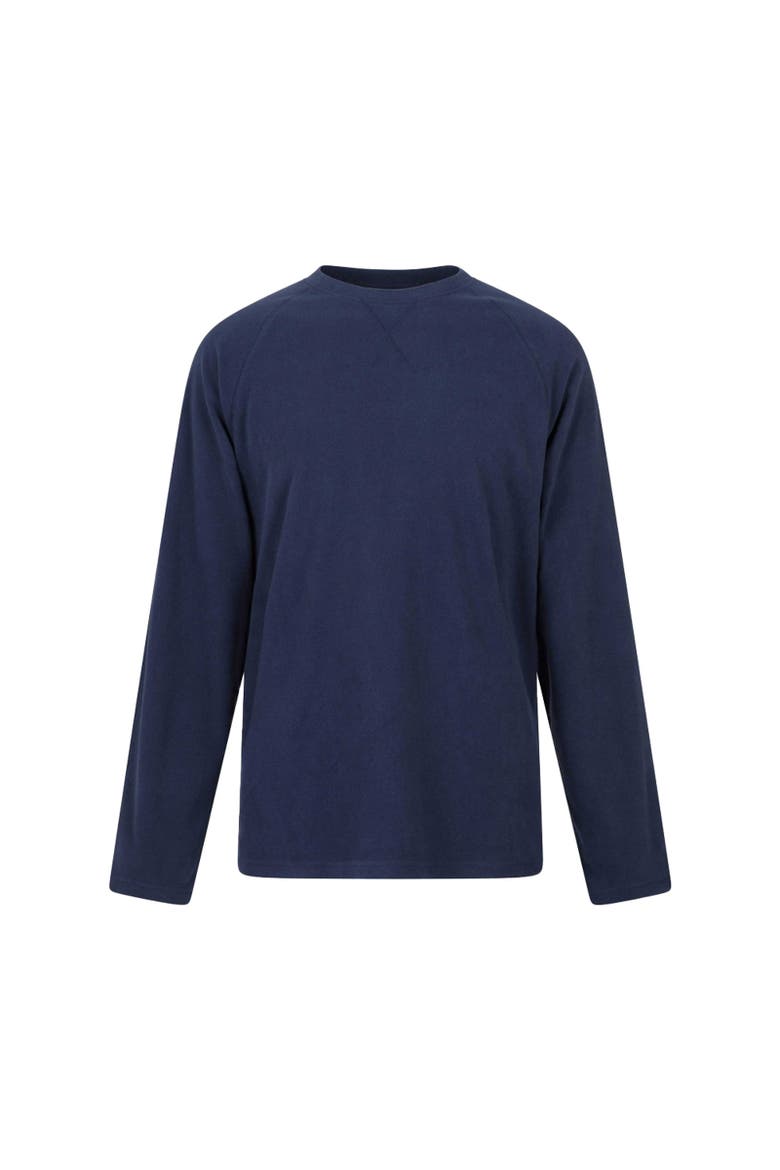 Mens Tarn Crew Neck Fleece Top, Main, color, Navy