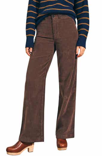 Faherty Corduroy Wide Leg Pants